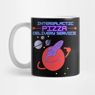 Intergalactic Pizza Delivery Stars Galaxie Mug